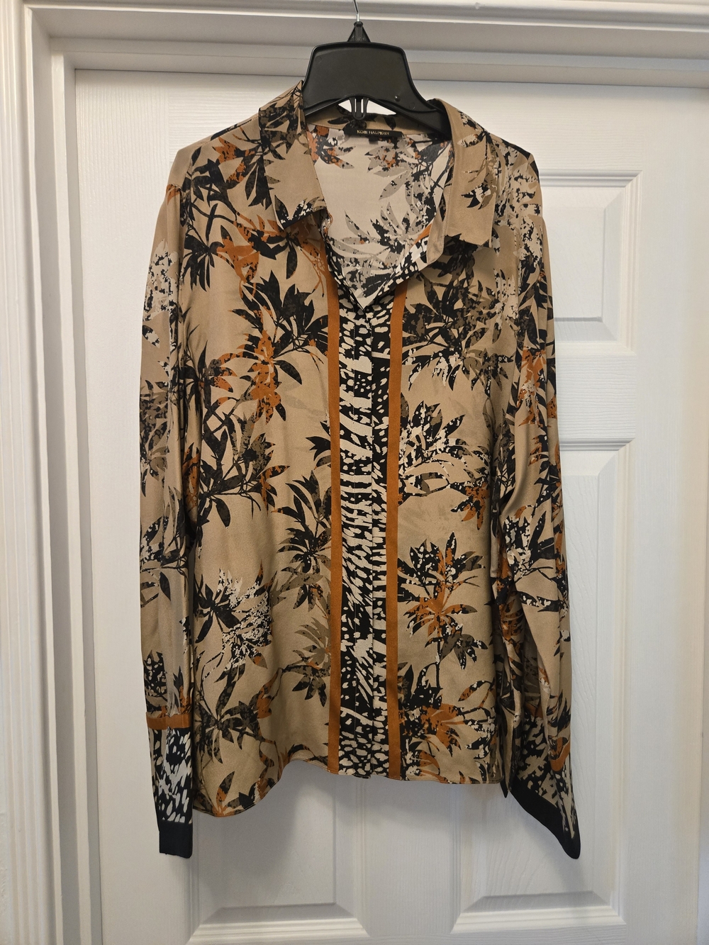 Kobi Halperin Silk Button-Down Blouse